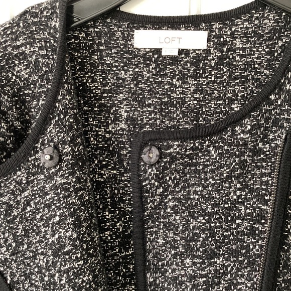 LOFT Moto Sweater Jacket - Picture 4 of 7